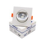 ⁦داون لايت - 7 وات - فيامكو - متحرك - مربع - عدسة سامسونج  - متعدد الألوان⁩ - الصورة ⁦3⁩