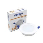 داون لايت - 6 وات - فيامكو - عدسة سامسونج - دائرى - متعدد الألوان