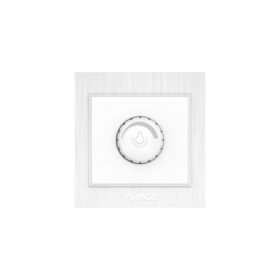 مفتاح تحكم للمروحة - 250 وات - فيامكو - أبيض - مودرن