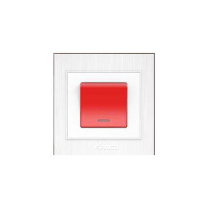 مفتاح مكيف - 45 أمبير مع لمبة - فيامكو - أبيض - مودرن