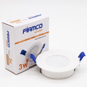 داون لايت - 3 وات - فيامكو - عدسة سامسونج - دائرى - متعدد الألوان