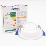 ⁦داون لايت - 3 وات - فيامكو - عدسة سامسونج - دائرى - متعدد الألوان⁩ - الصورة ⁦2⁩