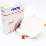 داون لايت - 20 وات - فيامكو - غاطس - دائرى - عدسة سامسونج  - متعدد الألوان