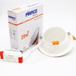 ⁦داون لايت - 20 وات - فيامكو - غاطس - دائرى - عدسة سامسونج  - متعدد الألوان⁩ - الصورة ⁦2⁩