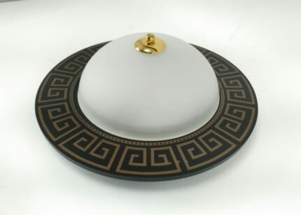 إنارة جدارية - دائرية - أسود