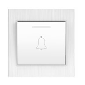 مفتاح جرس - فيامكو - أبيض - مودرن