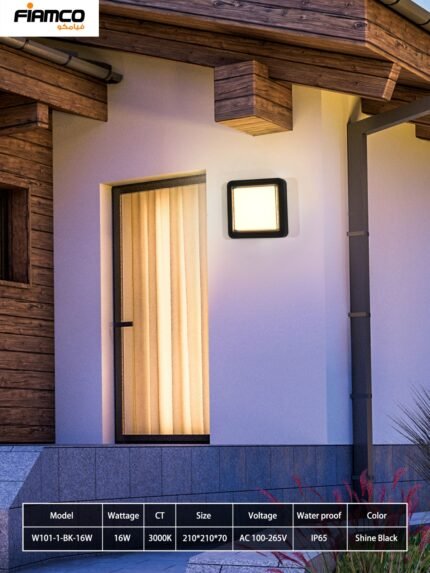 FMO-W101-1-16W-3000K-SBK
