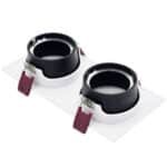 ⁦FMF-15000-2-SQ-FRAME-WH+BK⁩ - الصورة ⁦3⁩